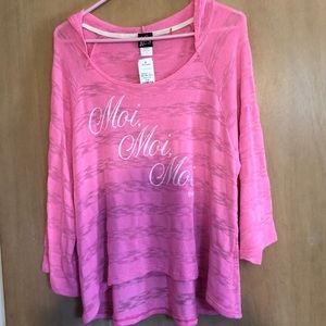 NET hooded lightweight sweater